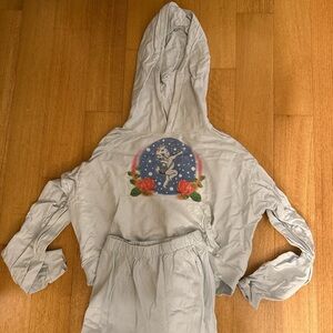 Boys Lie Gray Hoodie with Graphic